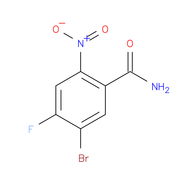 5-Bromo-4-fluoro-2-nitrobenzamide