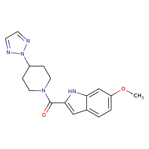 6-methoxy-2-[4-(2H-1,2,3-triazol-2-yl)piperidine-1-carbonyl]-1H-indole