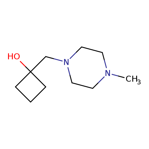1-[(4-methylpiperazin-1-yl)methyl]cyclobutan-1-ol