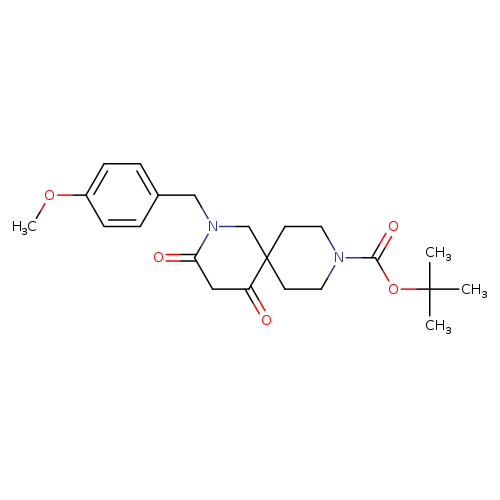 tert-butyl 2-[(4-methoxyphenyl)methyl]-3,5-dioxo-2,9-diazaspiro[5.5]undecane-9-carboxylate