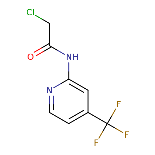 2-chloro-N-[4-(trifluoromethyl)pyridin-2-yl]acetamide
