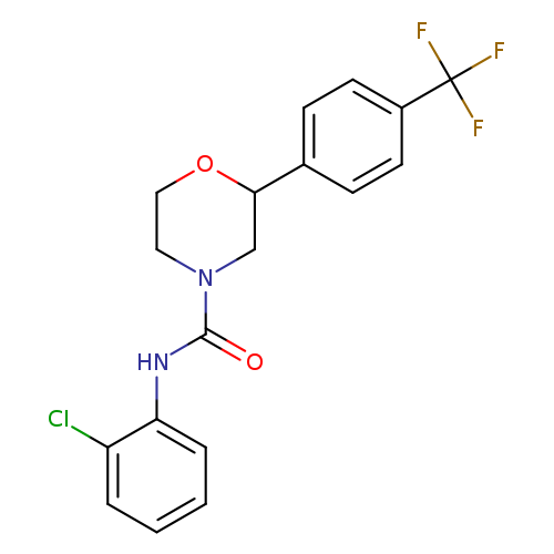 N-(2-chlorophenyl)-2-[4-(trifluoromethyl)phenyl]morpholine-4-carboxamide