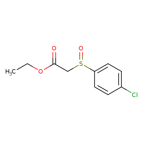Ethyl 2-(4-chlorophenylsulfinyl)acetate