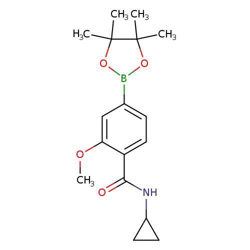 N-Cyclopropyl-2-methoxy-4-(tetramethyl-1,3,2-dioxaborolan-2-yl)benzamide