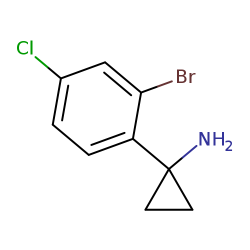 1-(2-Bromo-4-chlorophenyl)cyclopropylamine
