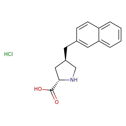 (2S,4R)-4-(Naphthalen-2-ylmethyl)pyrrolidine-2-carboxylic acid hydrochloride