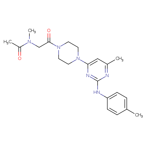 N-methyl-N-[2-(4-{6-methyl-2-[(4-methylphenyl)amino]pyrimidin-4-yl}piperazin-1-yl)-2-oxoethyl]acetamide