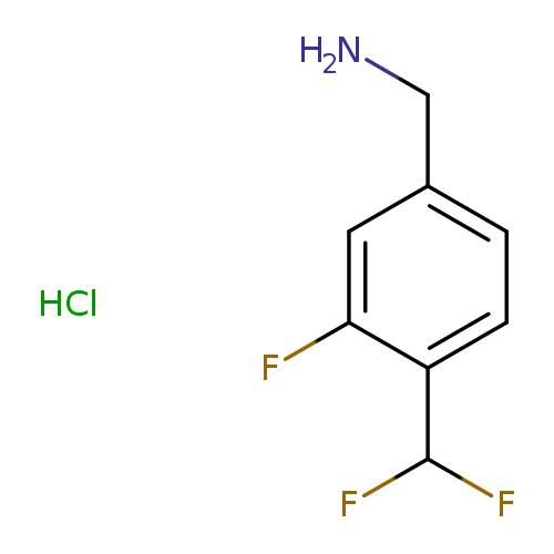1-[4-(difluoromethyl)-3-fluorophenyl]methanamine hydrochloride