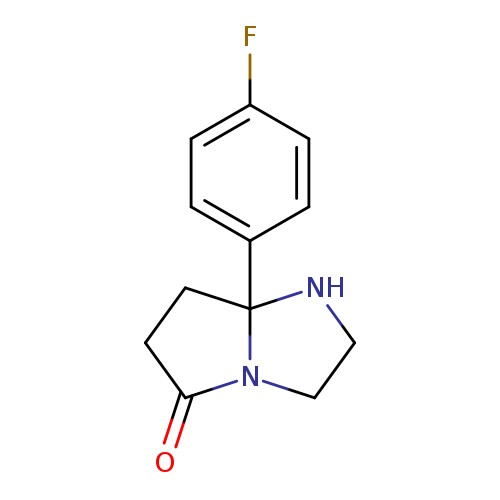 7a-(4-fluorophenyl)-hexahydro-1H-pyrrolo[1,2-a]imidazolidin-5-one