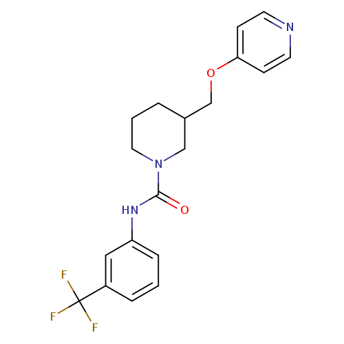 3-[(pyridin-4-yloxy)methyl]-N-[3-(trifluoromethyl)phenyl]piperidine-1-carboxamide