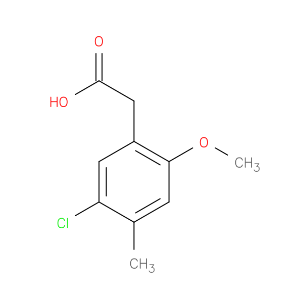 (5-Chloro-2-methoxy-4-methylphenyl)acetic acid