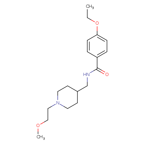 4-ethoxy-N-{[1-(2-methoxyethyl)piperidin-4-yl]methyl}benzamide