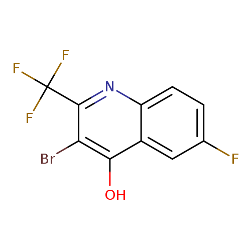 3-Bromo-6-fluoro-2-(trifluoromethyl)quinolin-4-ol