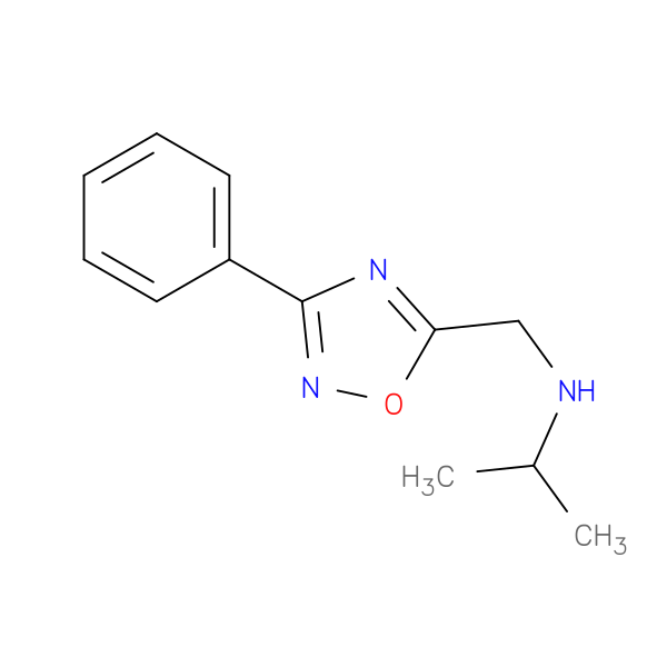 N-[(3-phenyl-1,2,4-oxadiazol-5-yl)methyl]-2-propanamine