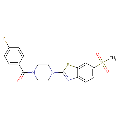 2-[4-(4-fluorobenzoyl)piperazin-1-yl]-6-methanesulfonyl-1,3-benzothiazole