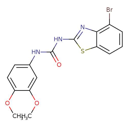 3-(4-bromo-1,3-benzothiazol-2-yl)-1-(3,4-dimethoxyphenyl)urea