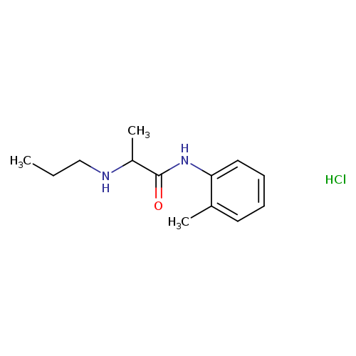 2-(Propylamino)-o-propionotoluidide hydrochloride