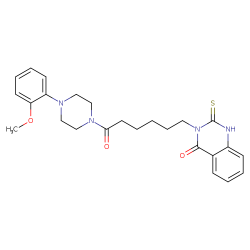 3-{6-[4-(2-methoxyphenyl)piperazin-1-yl]-6-oxohexyl}-2-sulfanylidene-1,2,3,4-tetrahydroquinazolin-4-one