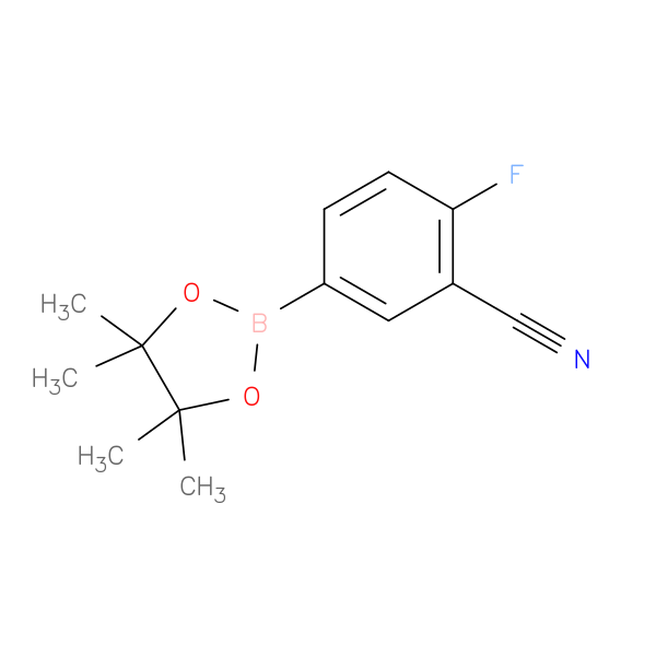 2-Fluoro-5-(4,4,5,5-tetramethyl-1,3,2-dioxaborolan-2-yl);benzonitrile