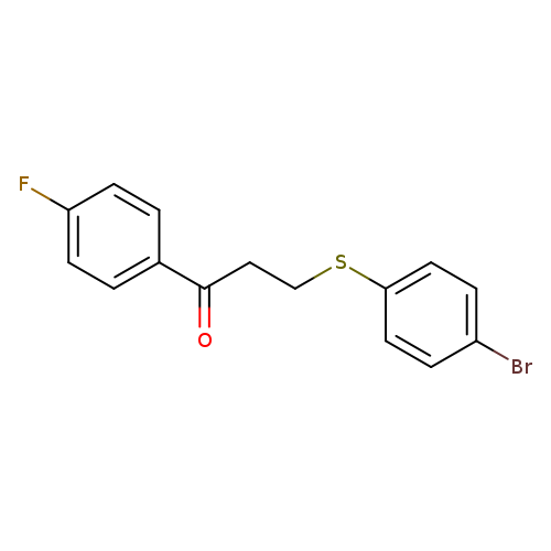 3-[(4-bromophenyl)sulfanyl]-1-(4-fluorophenyl)propan-1-one