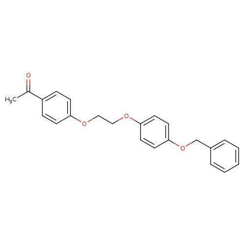 1-(4-{2-[4-(benzyloxy)phenoxy]ethoxy}phenyl)ethan-1-one
