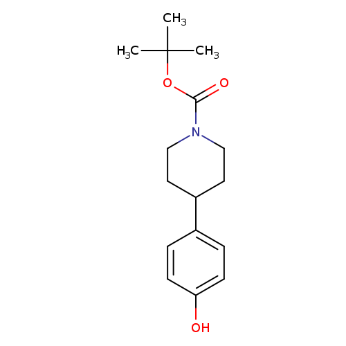 1-Piperidinecarboxylic acid, 4-(4-hydroxyphenyl)-, 1,1-dimethylethyl ester