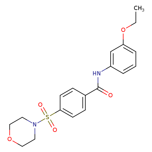 N-(3-ethoxyphenyl)-4-(morpholine-4-sulfonyl)benzamide