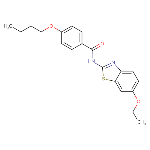 4-butoxy-N-(6-ethoxy-1,3-benzothiazol-2-yl)benzamide