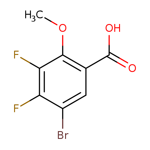 5-bromo-3,4-difluoro-2-methoxybenzoic acid