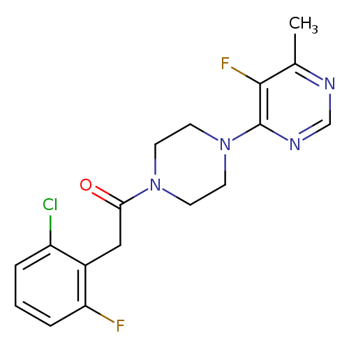 2-(2-chloro-6-fluorophenyl)-1-[4-(5-fluoro-6-methylpyrimidin-4-yl)piperazin-1-yl]ethan-1-one