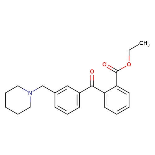2-Carboethoxy-3'-piperidinomethyl benzophenone