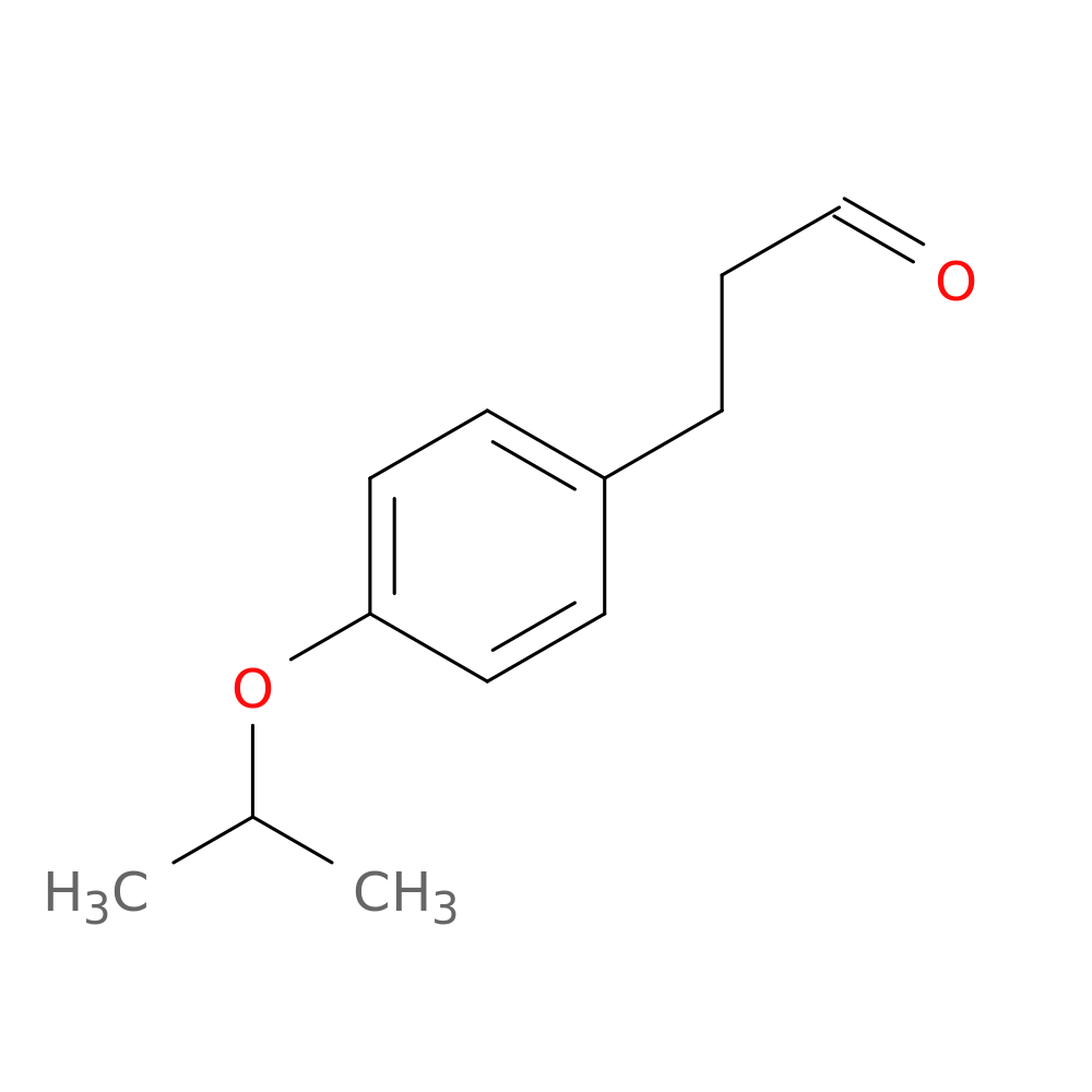 3-[4-(propan-2-yloxy)phenyl]propanal