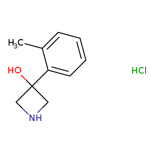 3-(2-methylphenyl)azetidin-3-ol hydrochloride