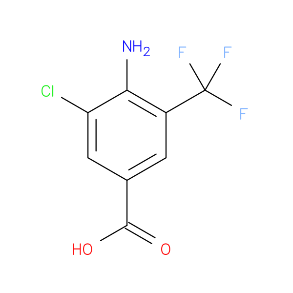 Benzoic acid, 4-amino-3-chloro-5-(trifluoromethyl)-