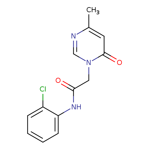 N-(2-chlorophenyl)-2-(4-methyl-6-oxo-1,6-dihydropyrimidin-1-yl)acetamide