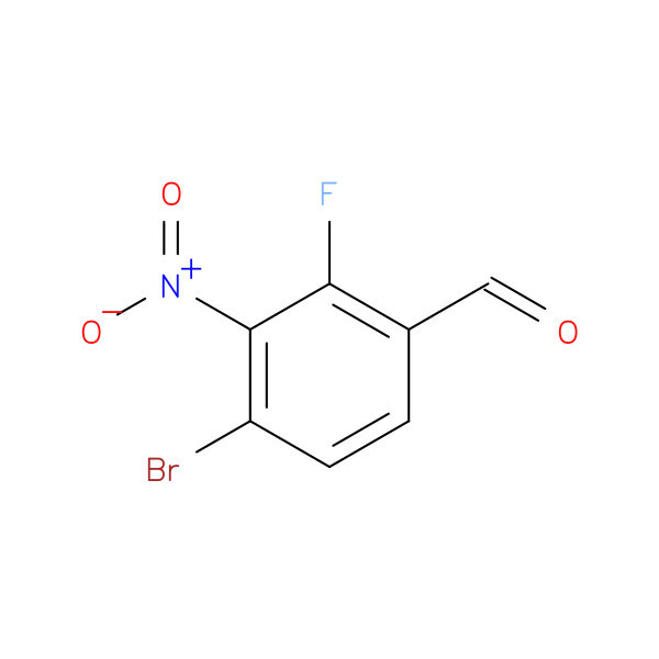 4-Bromo-2-fluoro-3-nitrobenzaldehyde