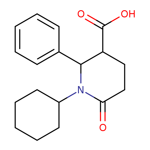 1-cyclohexyl-6-oxo-2-phenylpiperidine-3-carboxylic acid