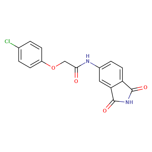 2-(4-chlorophenoxy)-N-(1,3-dioxo-2,3-dihydro-1H-isoindol-5-yl)acetamide
