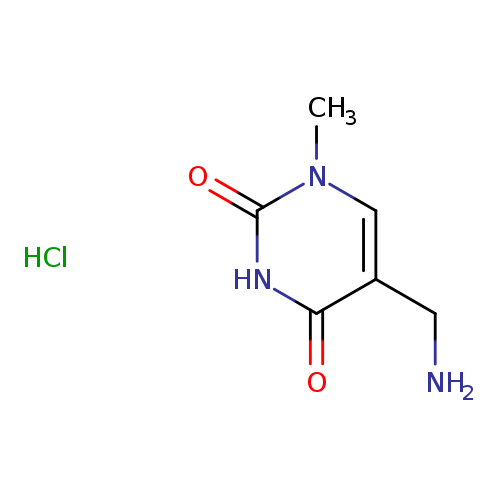 5-(aminomethyl)-1-methyl-1,2,3,4-tetrahydropyrimidine-2,4-dione hydrochloride