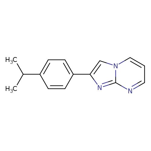 2-(4-isopropylphenyl)imidazo[1,2-a]pyrimidine