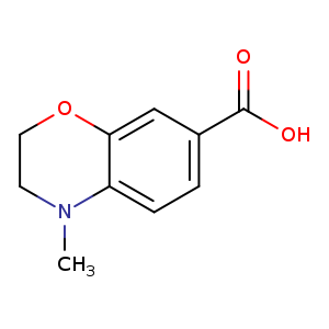 4-Methyl-3,4-dihydro-2H-1,4-benzoxazine-7-carboxylic acid
