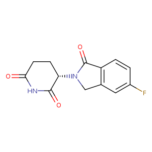 (S)-3-(5-Fluoro-1-oxoisoindolin-2-yl)piperidine-2,6-dione