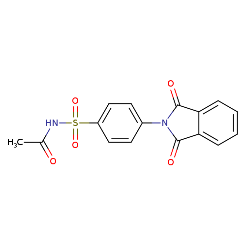 N-[4-(1,3-dioxo-2,3-dihydro-1H-isoindol-2-yl)benzenesulfonyl]acetamide