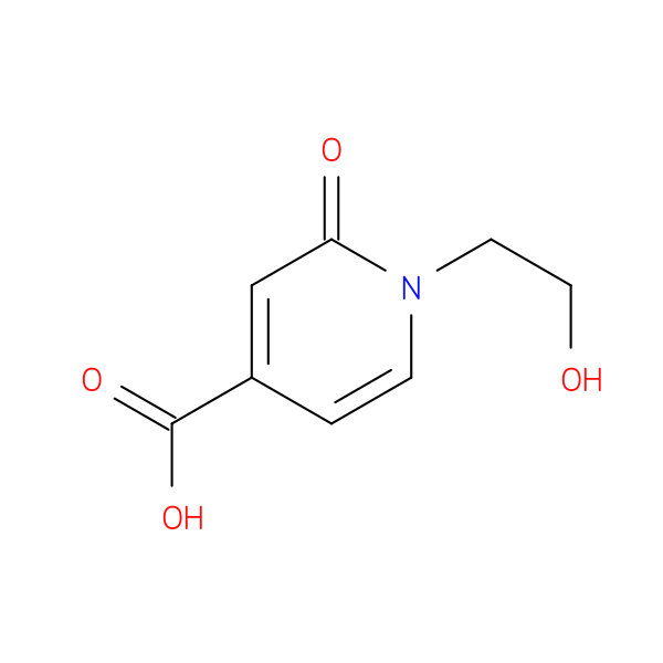 1-(2-hydroxyethyl)-2-oxo-1,2-dihydropyridine-4-carboxylic acid