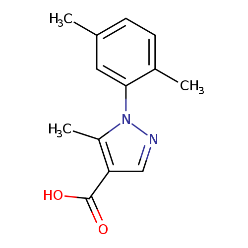 1-(2,5-dimethylphenyl)-5-methyl-1H-pyrazole-4-carboxylic acid