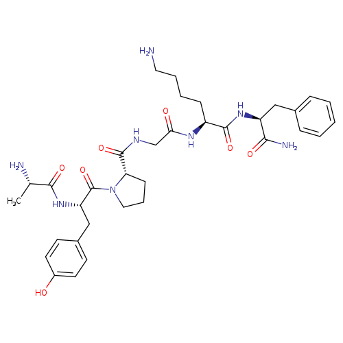 (2S)-6-Amino-2-(2-{[(2S)-1-[(2S)-2-[(2S)-2-aminopropanamido]-3-(4-hydroxyphenyl)propanoyl]pyrrolidin-2-yl]formamido}acetamido)-N-[(1S)-1-carbamoyl-2-phenylethyl]hexanamide