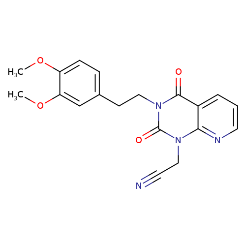 2-{3-[2-(3,4-dimethoxyphenyl)ethyl]-2,4-dioxo-1H,2H,3H,4H-pyrido[2,3-d]pyrimidin-1-yl}acetonitrile