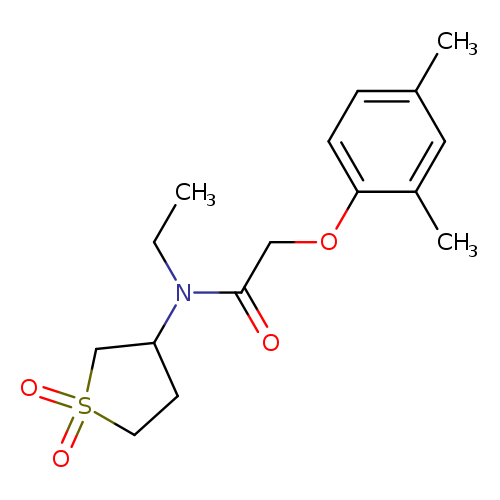 2-(2,4-dimethylphenoxy)-N-(1,1-dioxo-1lambda6-thiolan-3-yl)-N-ethylacetamide