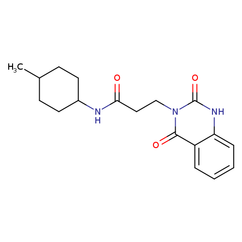 3-(2,4-dioxo-1,2,3,4-tetrahydroquinazolin-3-yl)-N-(4-methylcyclohexyl)propanamide