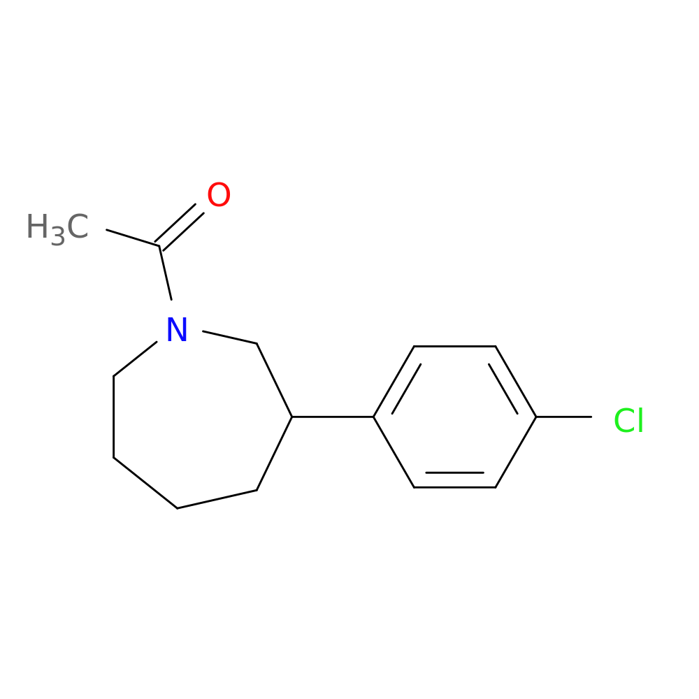 1-[3-(4-chlorophenyl)azepan-1-yl]ethan-1-one